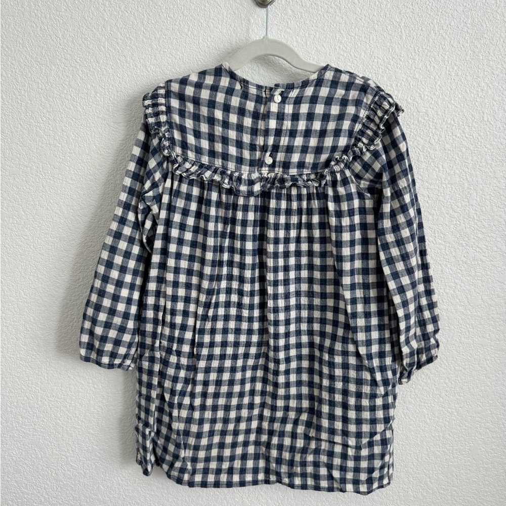Mabo Blue and White Checkered Dress - Picture 2 of 3